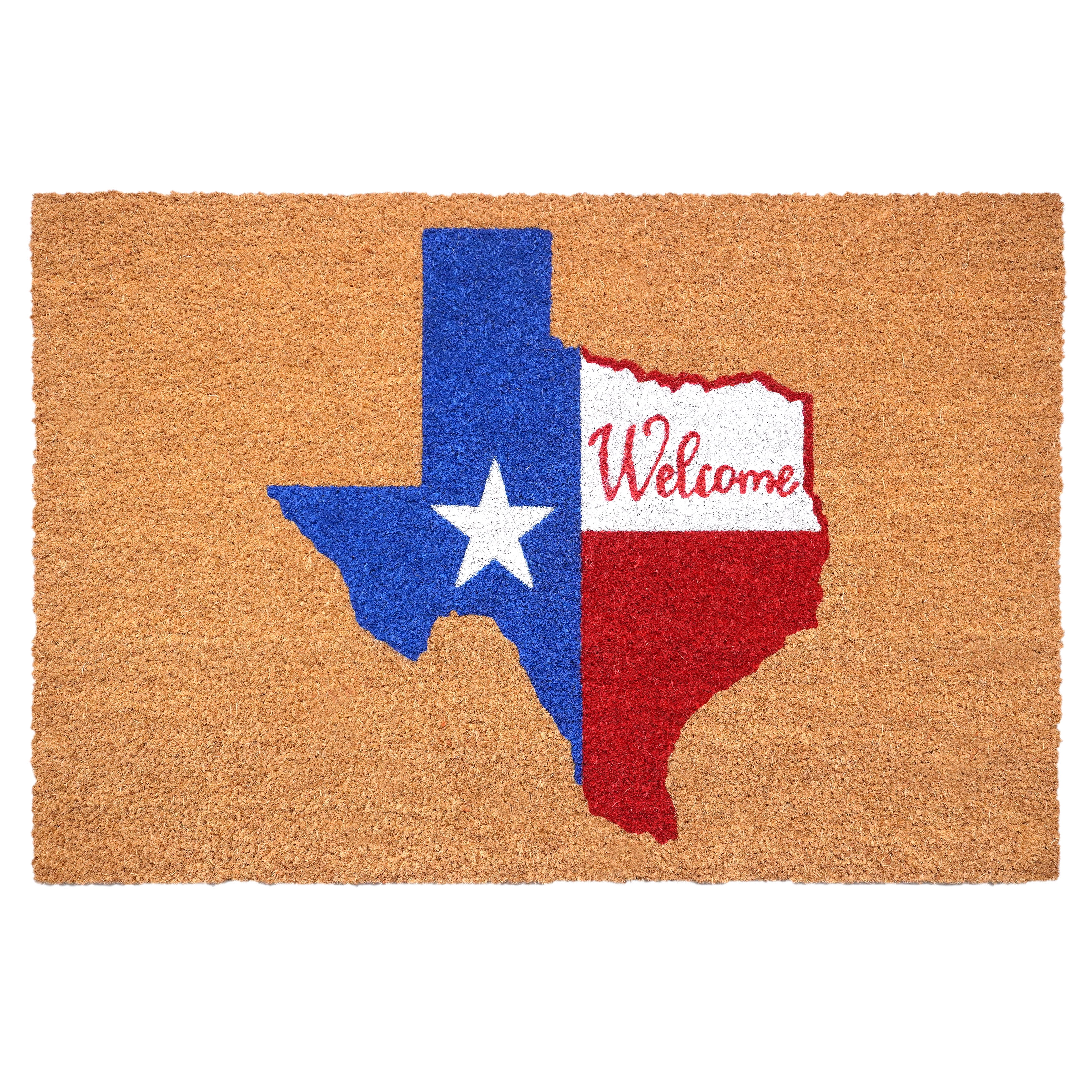 Calloway Mills 107431729 Texas Flag Doormat 17" x 29"