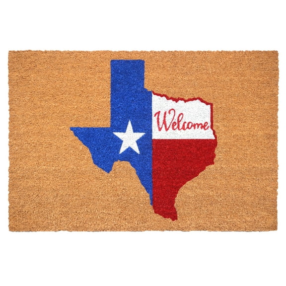 Calloway Mills 107431729 Texas Flag Doormat 17" x 29"