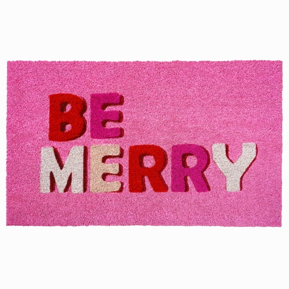 Calloway Mills 107511729 17 x 29 in. Be Merry Doormat - Multi Color