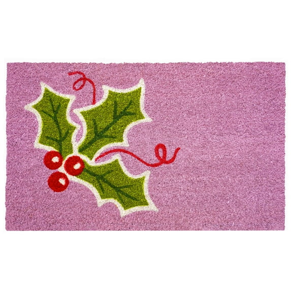 Calloway Mills 107522436 24 x 36 in. Holly Berry Doormat - Multi Color