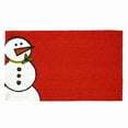 thumbnail image 1 of Calloway Mills 107582436  Red Winter Snowman Doormat 24" x 36", 1 of 9