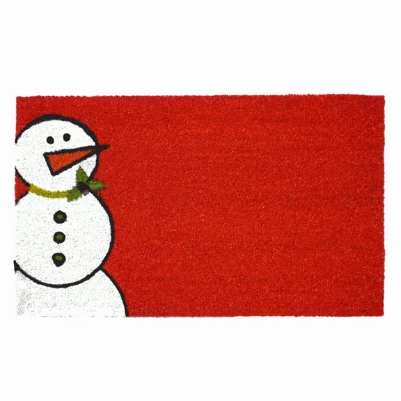 Calloway Mills 107582436  Red Winter Snowman Doormat 24" x 36"
