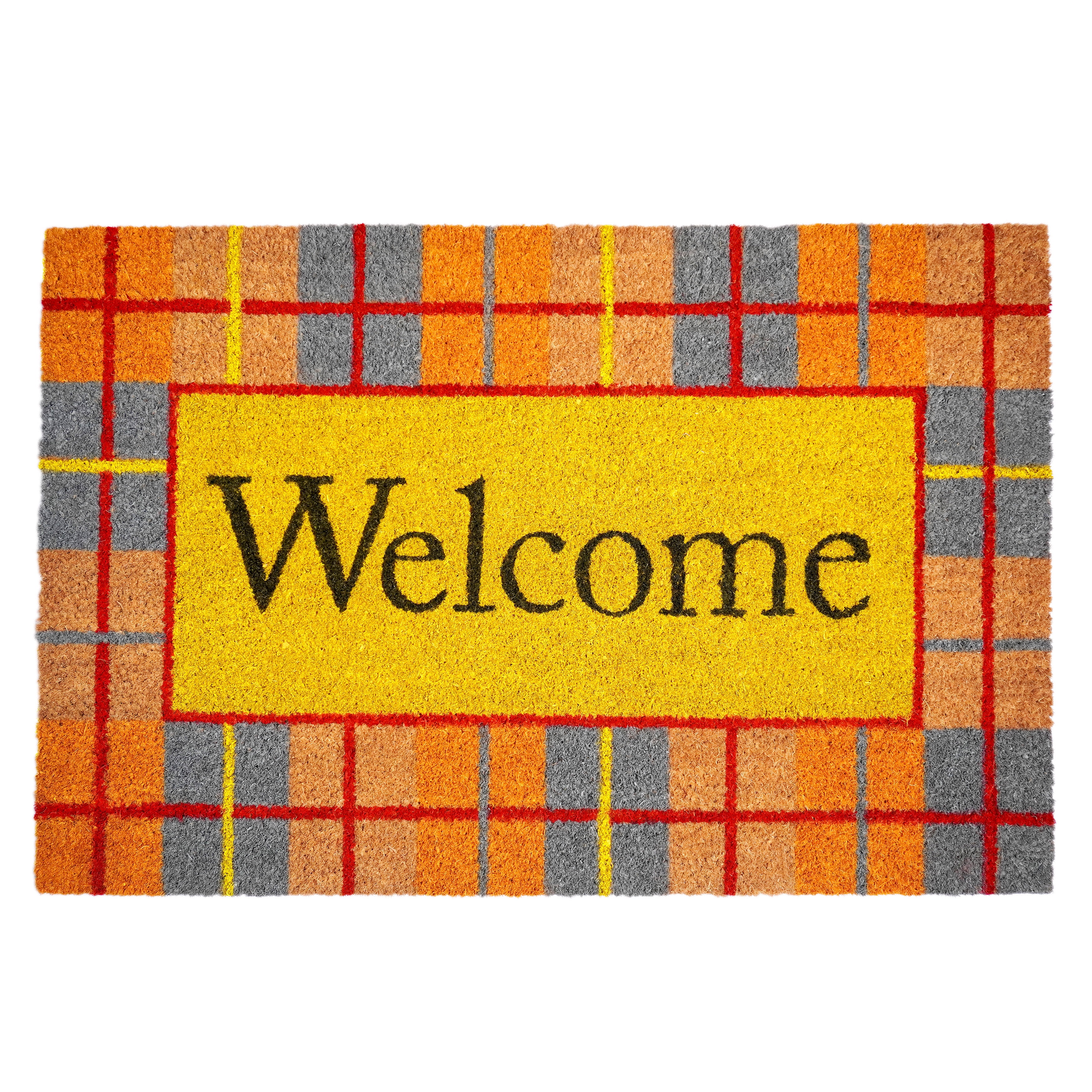 Calloway Mills 107602436 Fall Plaid Doormat 24" x 36"