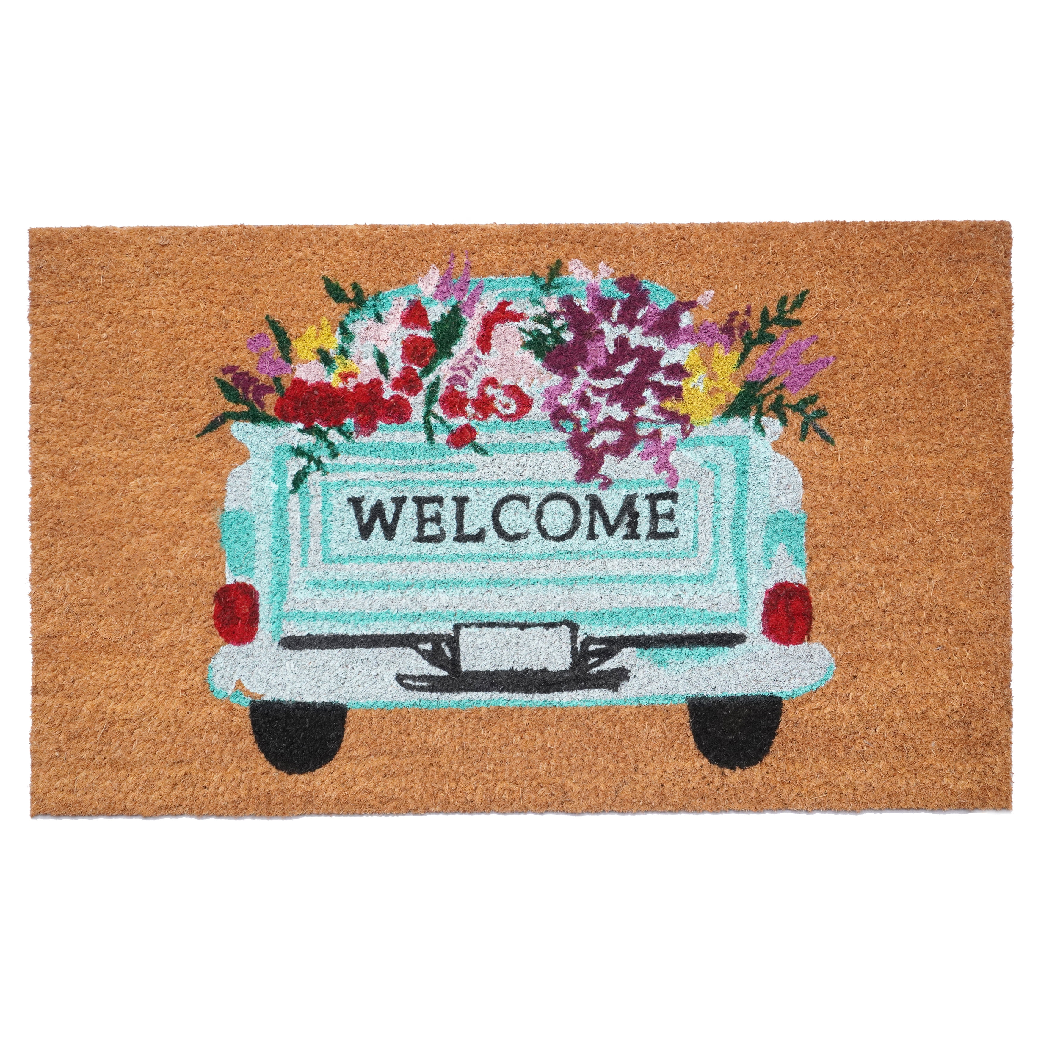 Calloway Mills 107811729 17 x 29 in. Farm Fresh Flowers Doormat - Multi Color