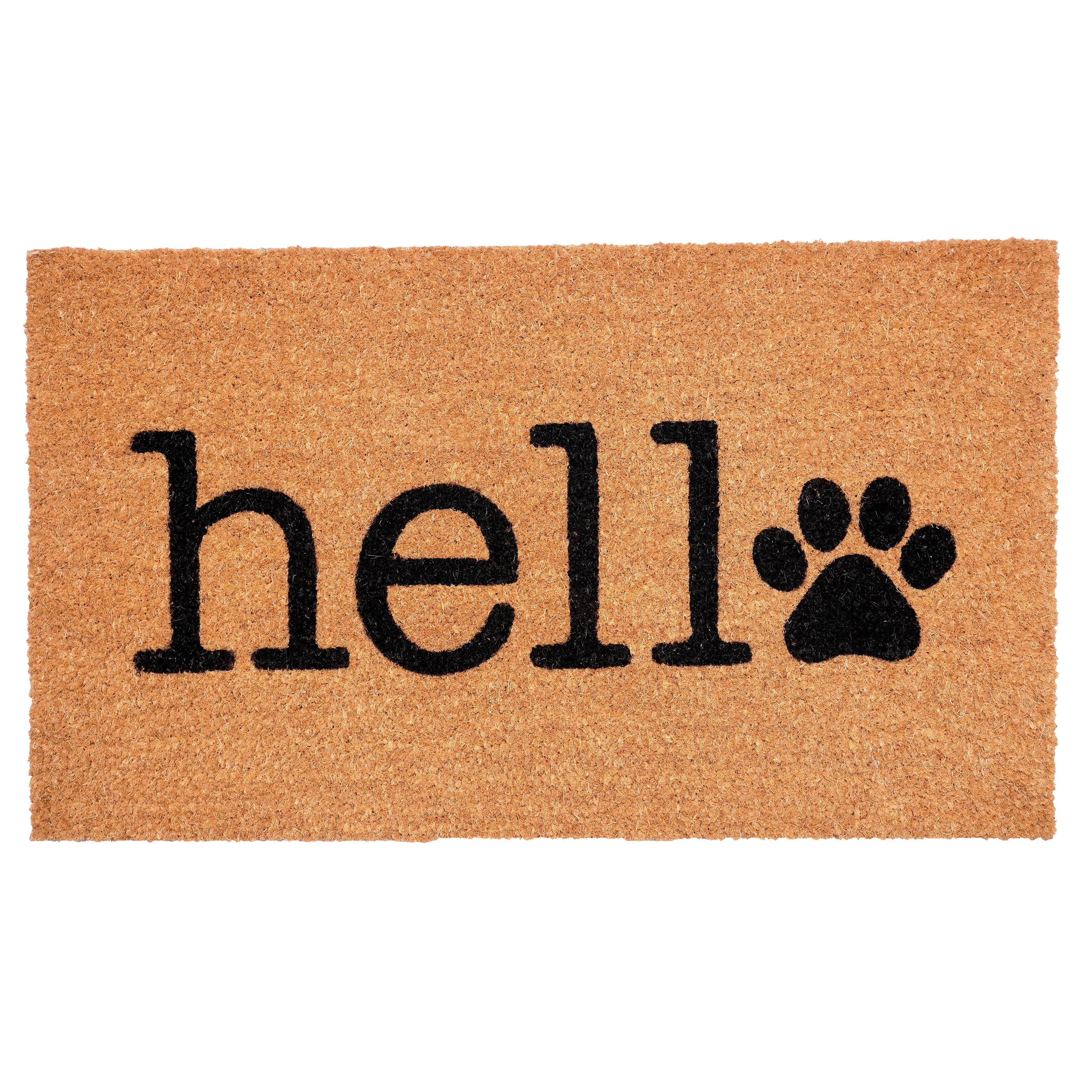 Calloway Mills 107893672 Hello Paw Doormat, 36 x 72 in.