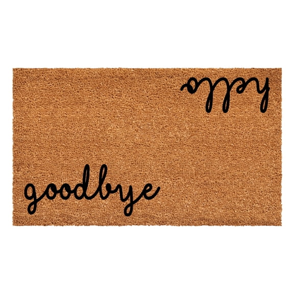 Calloway Mills 108343048 Hello Goodbye Doormat, 30 x 48 in.