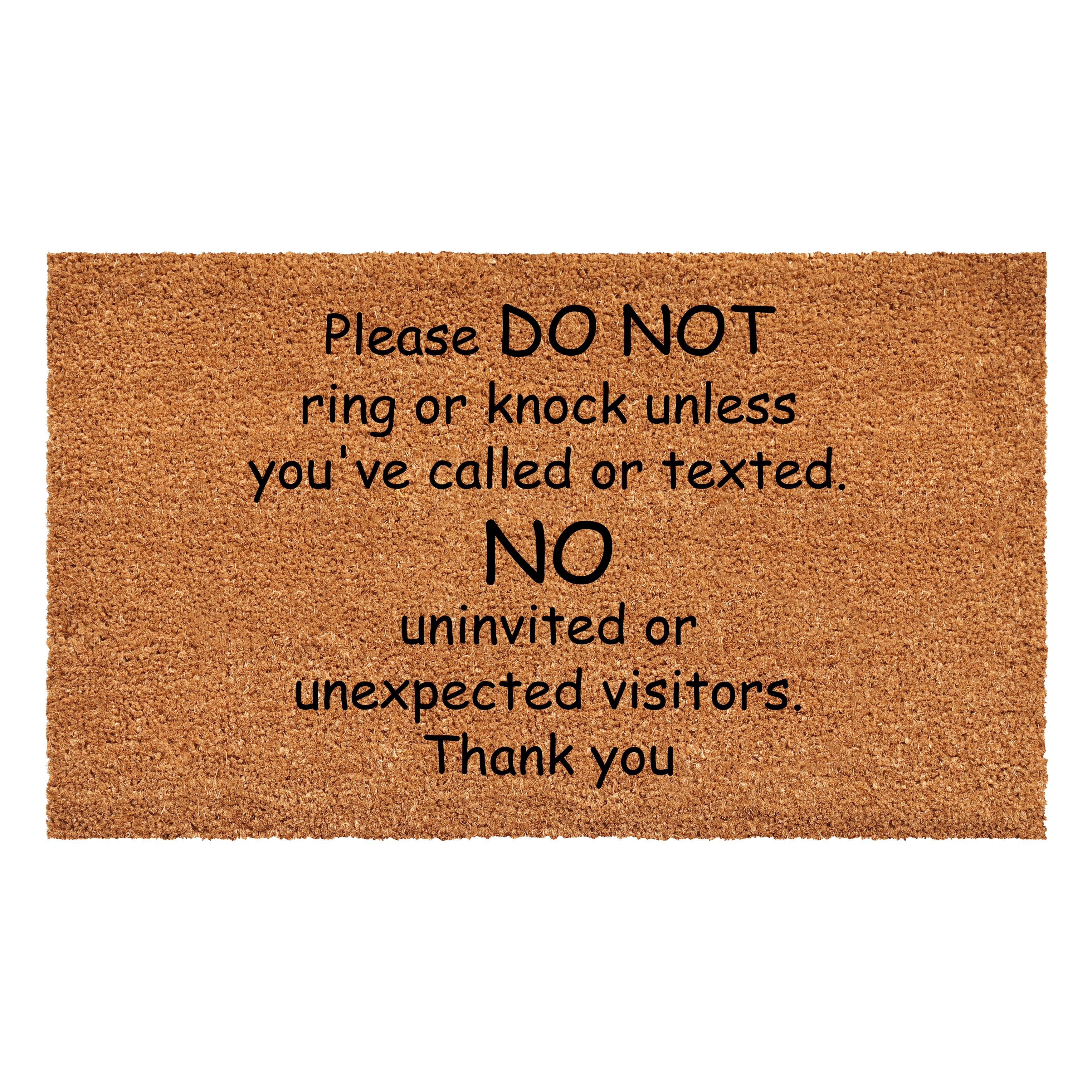 Calloway Mills 108442448 Please Do Not Doormat, 24" x 48"