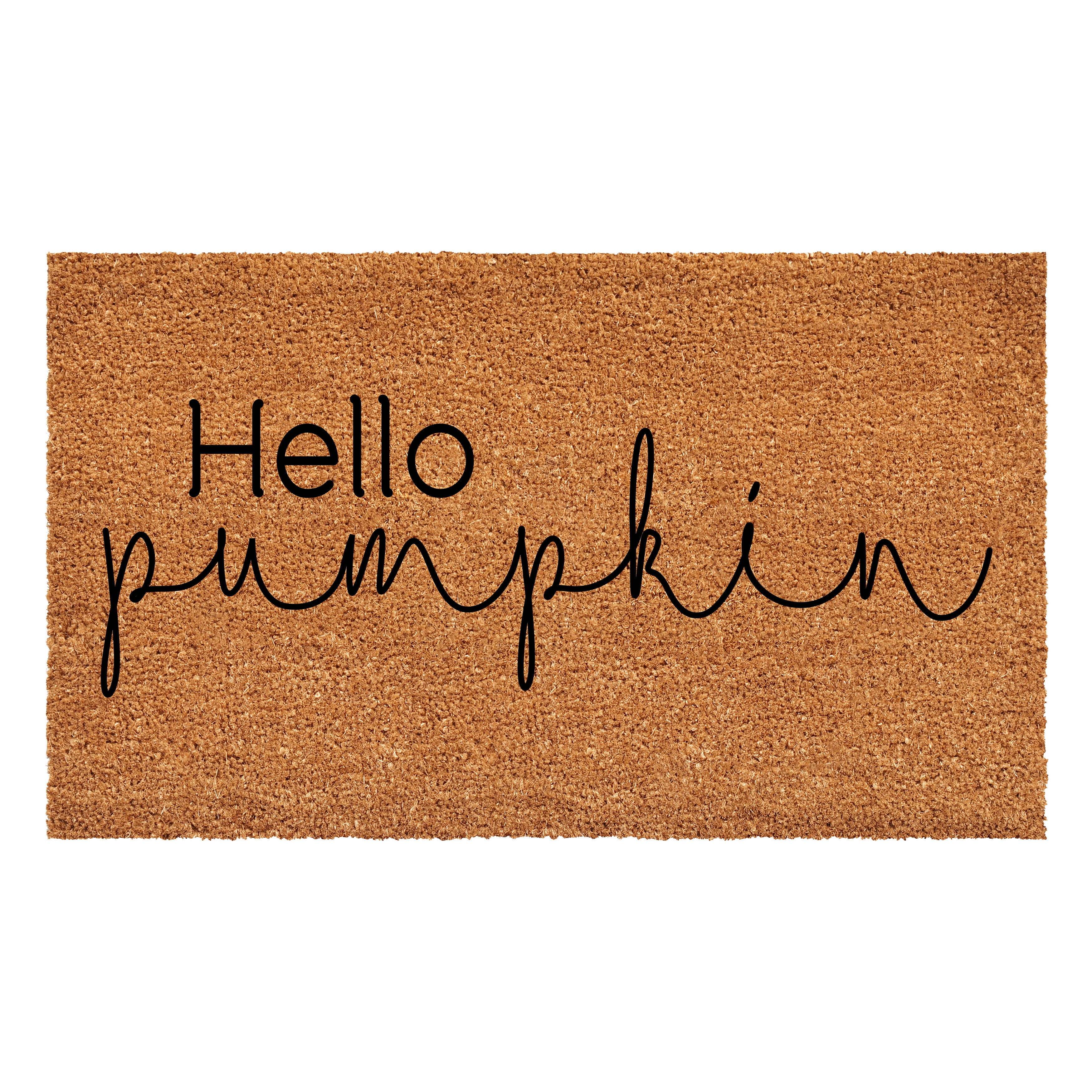 Calloway Mills 108463048 Hello Pumpkin Doormat, 30 x 48 in.