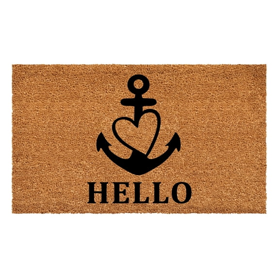 Calloway Mills 108613048 Anchor Hello Doormat, 30" x 48"