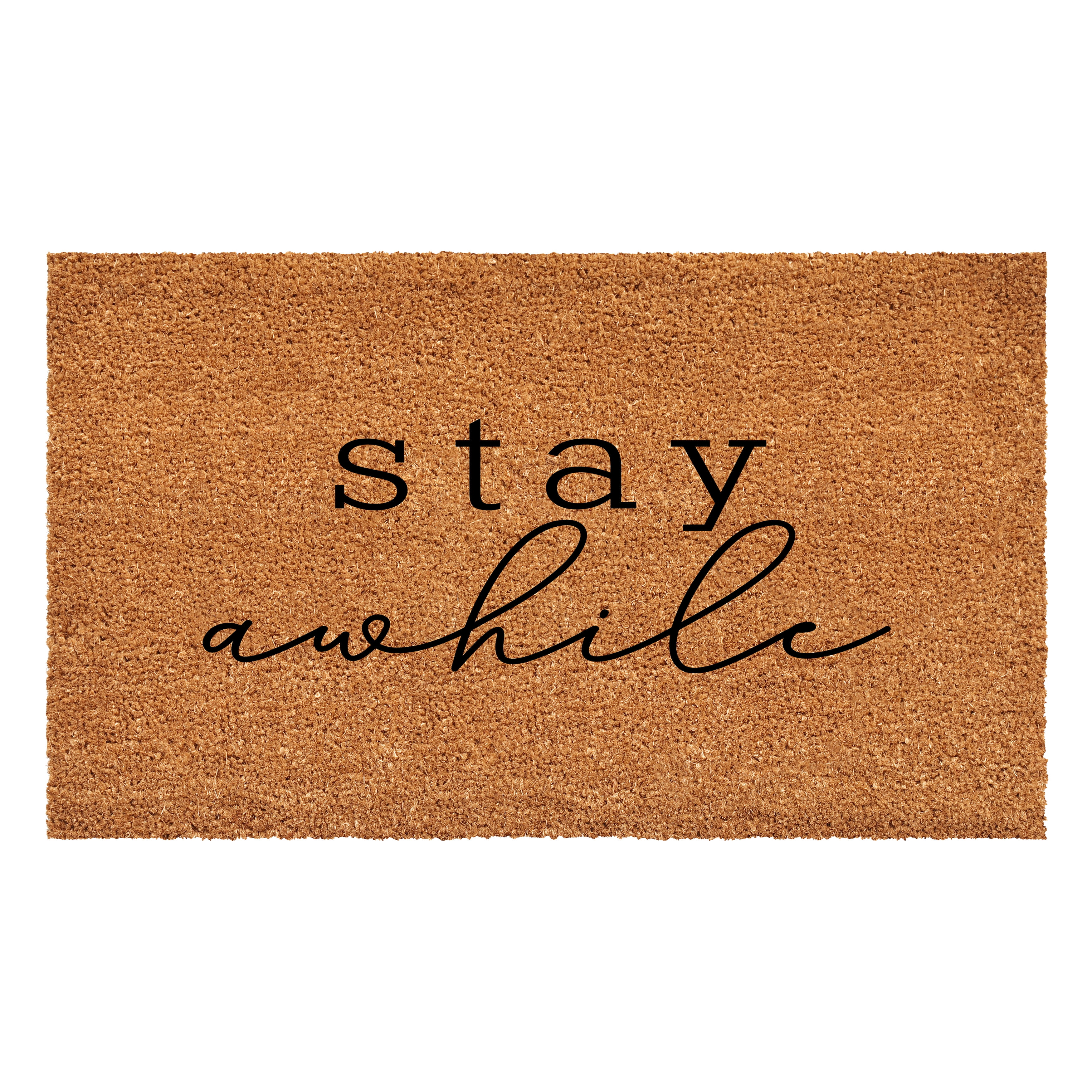 Calloway Mills 108702448 Stay A While Doormat, 24" x 48"