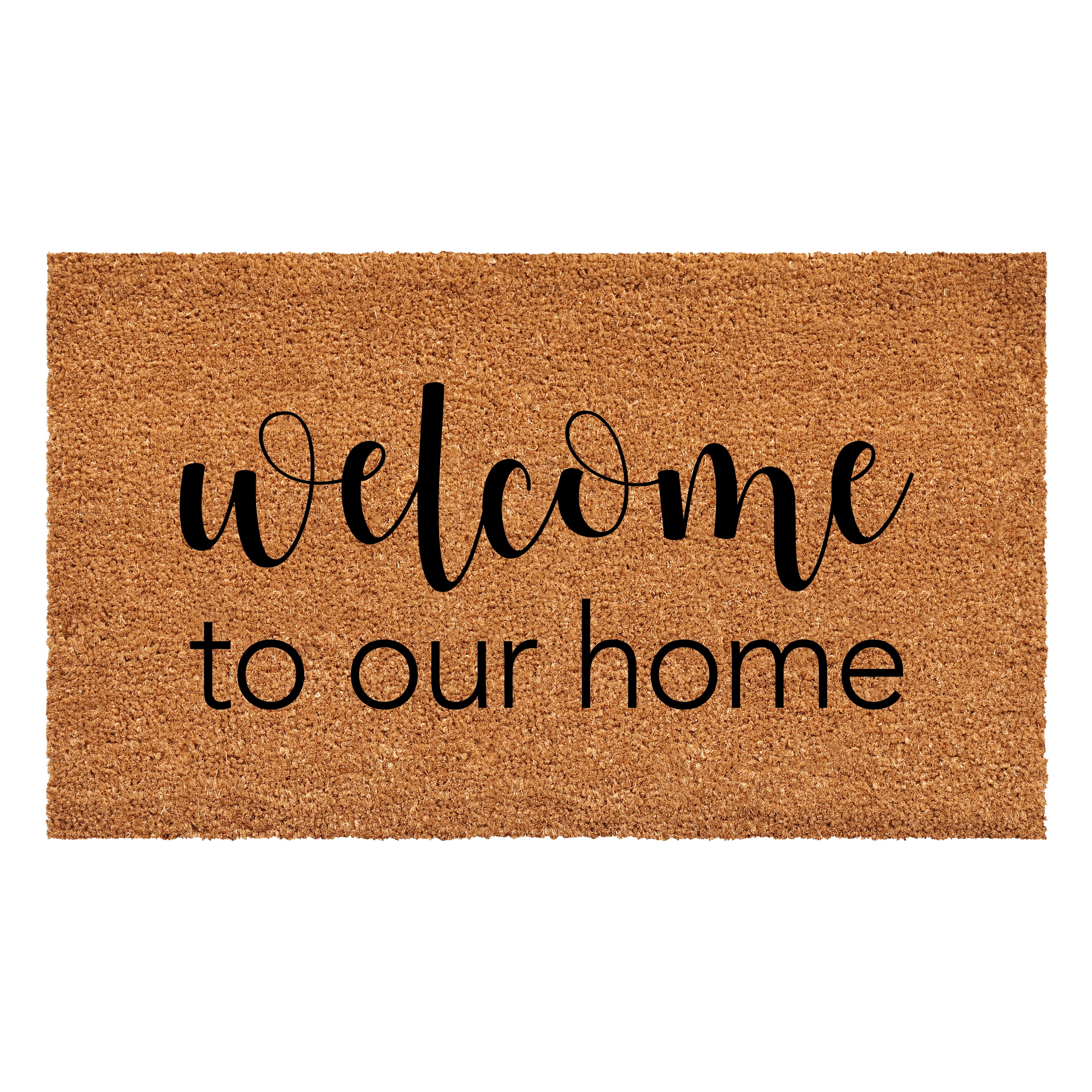 Calloway Mills 108772448 Welcome To Our Home Doormat, 24" x 48"