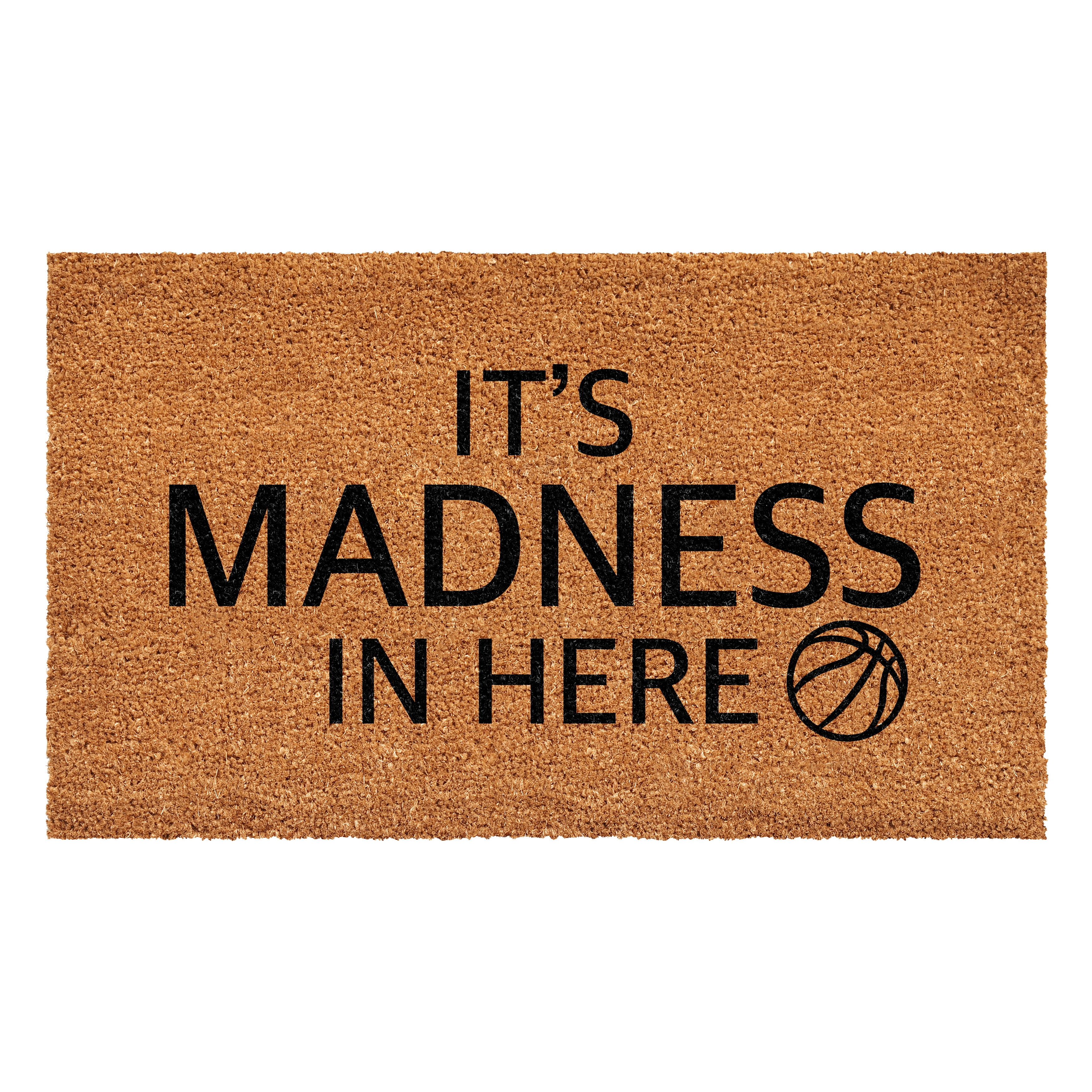 Calloway Mills 108903672 It's Madness in Here Doormat, 36" x 72"