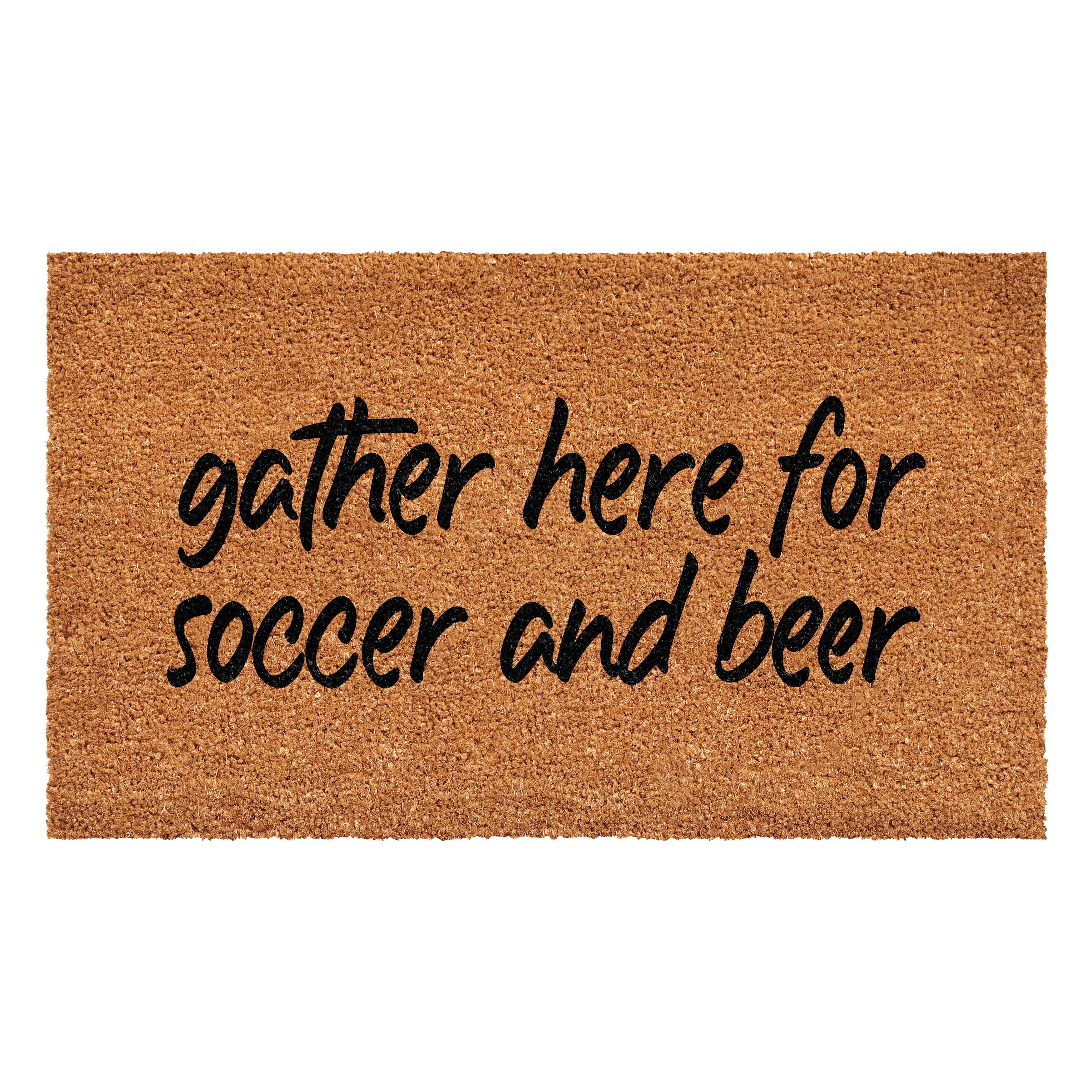 Calloway Mills Gather here for soccer and beer Doormat