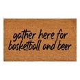 thumbnail image 1 of Calloway Mills Gather here for Basketball and beer doormat, 1 of 3