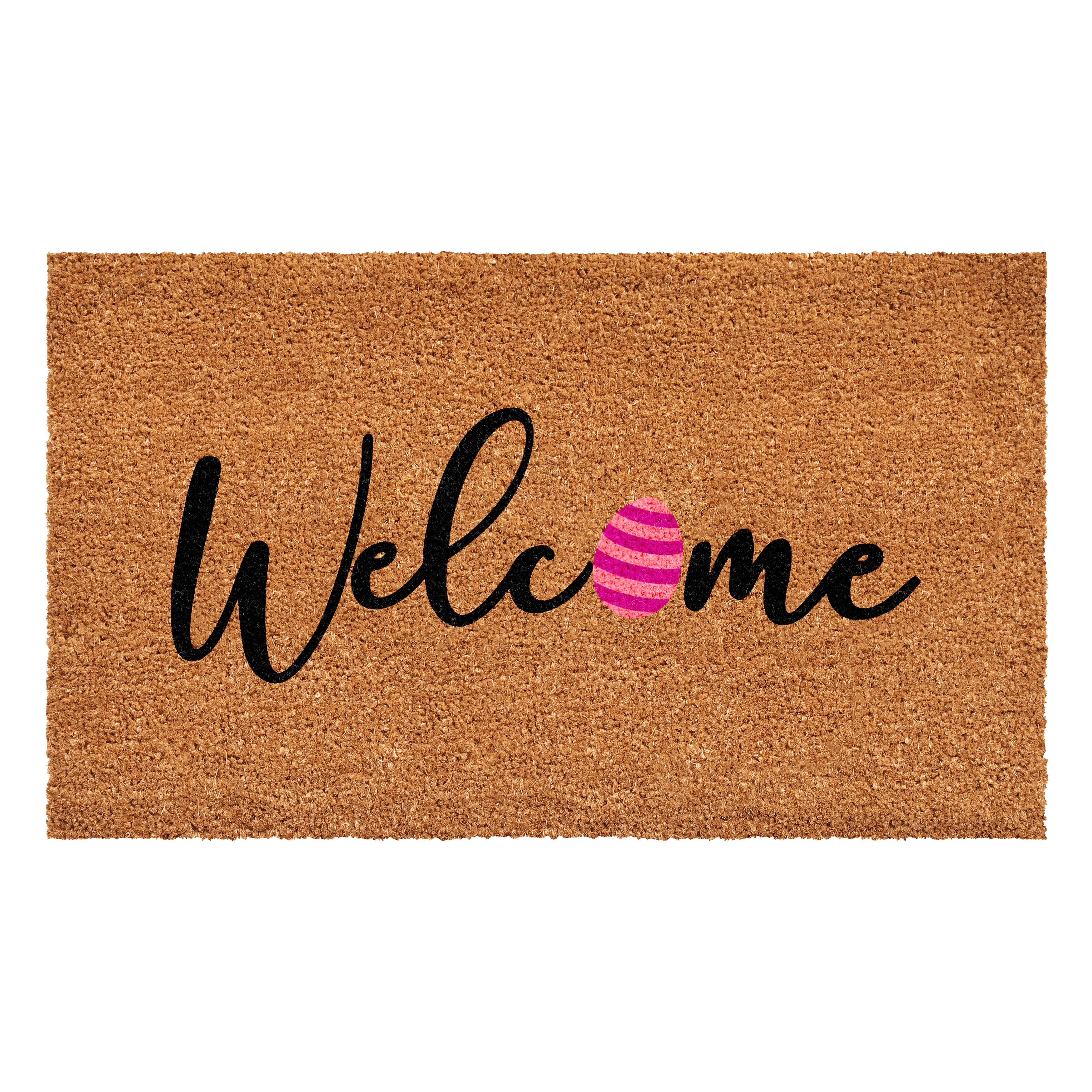 Calloway Mills 109391729 Egg Welcome Doormat, 17 x 29 in.