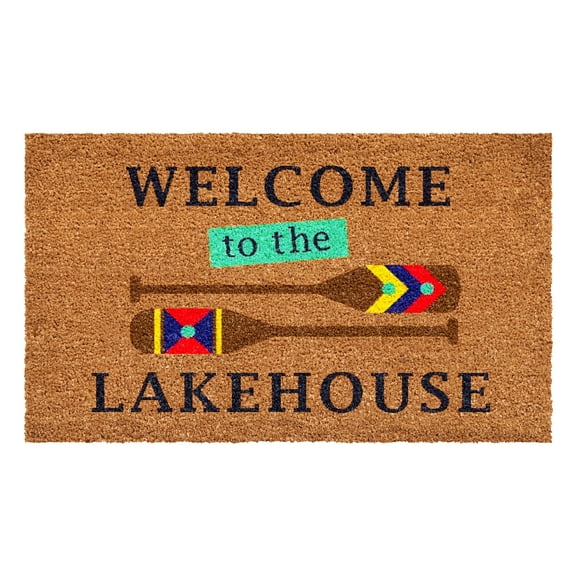 Calloway Mills 109401729 Welcome to the lakehouse Doormat 17" x 29"
