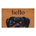 thumbnail image 1 of Calloway Mills 109741729 Rottweiler Doormat 17" x 29", 1 of 4