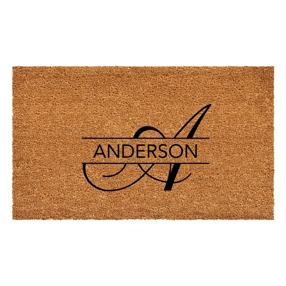 Calloway Mills 110781729 Anderson Personalized Doormat 17" x 29"