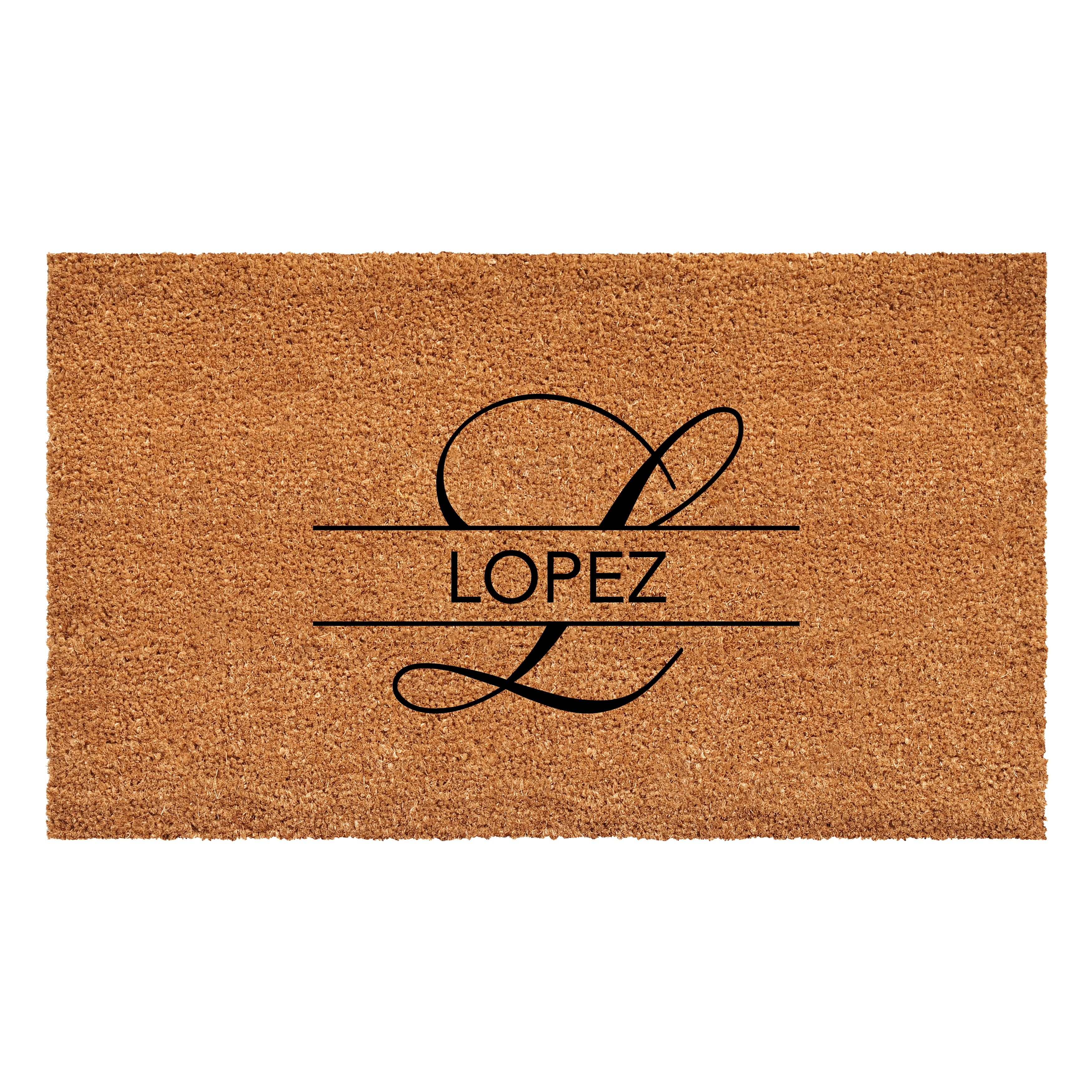 Calloway Mills 110892436 Lopez Personalized Doormat 24" x 36"