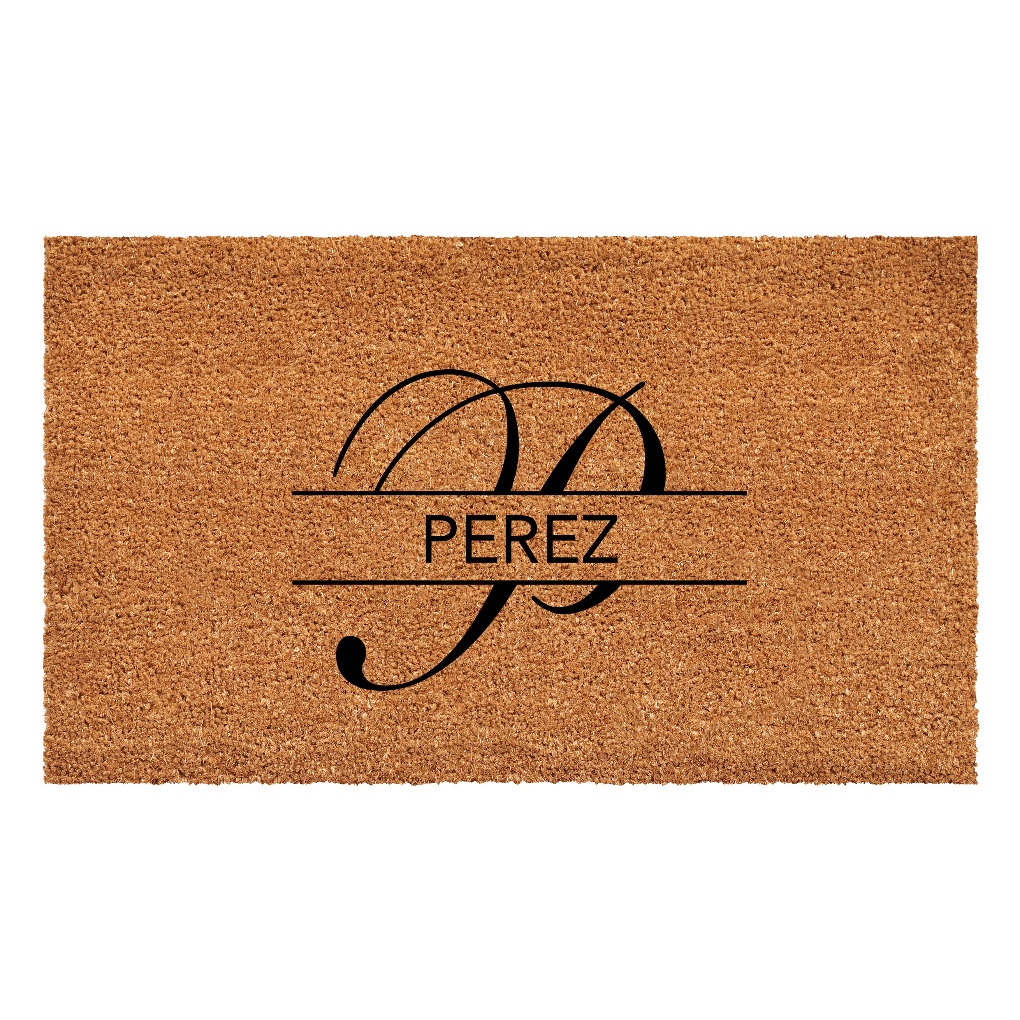 Calloway Mills 110941729 Perez Personalized Doormat 17" x 29"