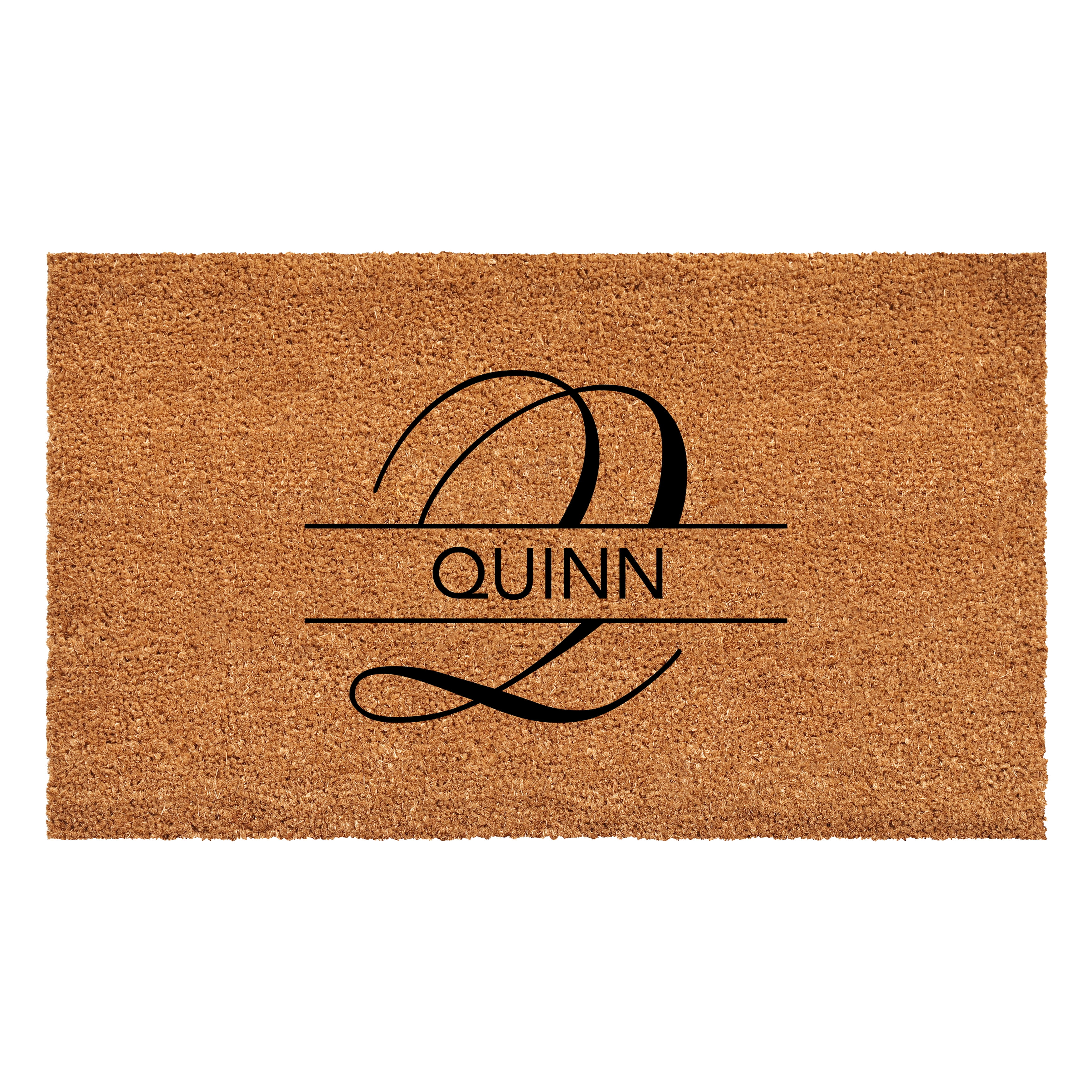 Calloway Mills 110952448 Quinn Personalized Doormat 24" x 48"