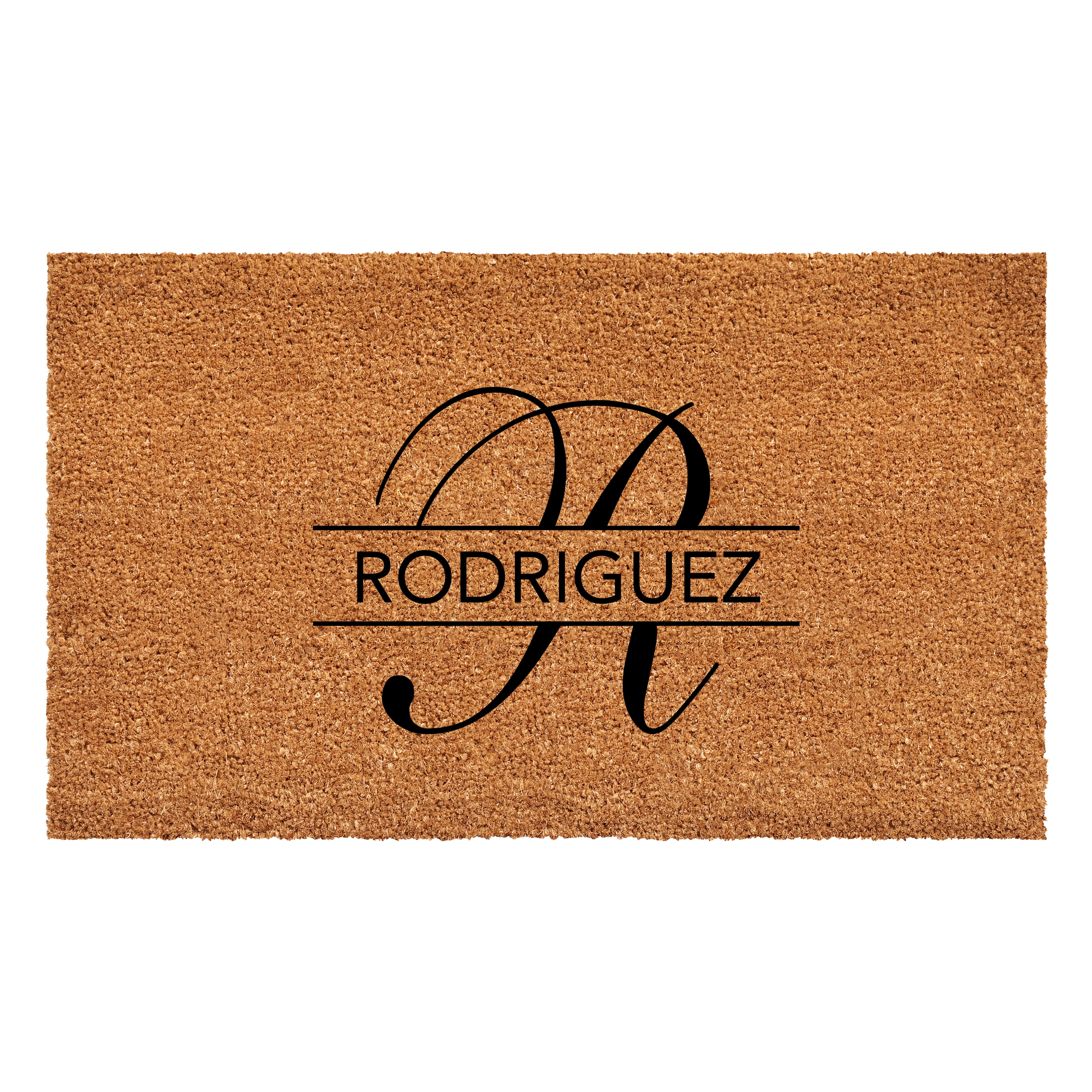 Calloway Mills 110962448 Rodriguez Personalized Doormat 24" x 48"