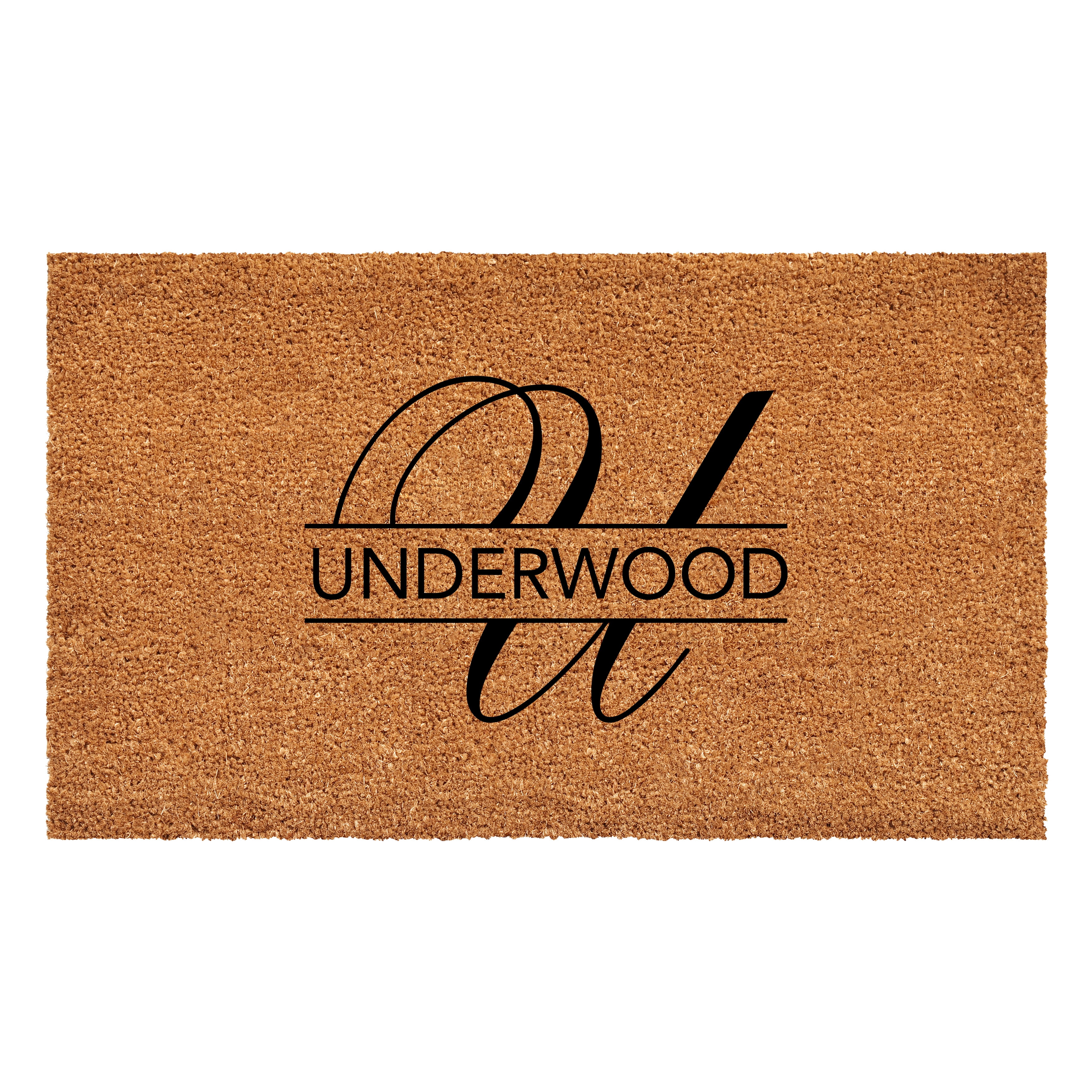 Calloway Mills 111011729 Underwood Personalized Doormat 17" x 29"