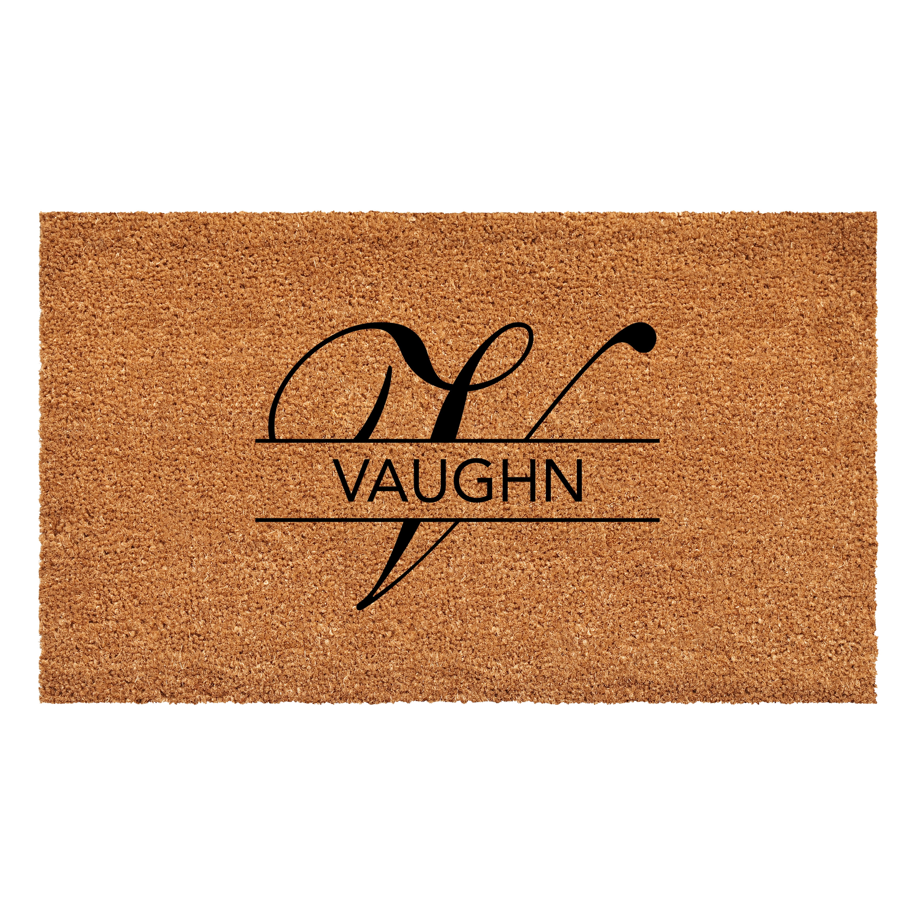 Calloway Mills 111022448 Vaughn Personalized Doormat 24" x 48"