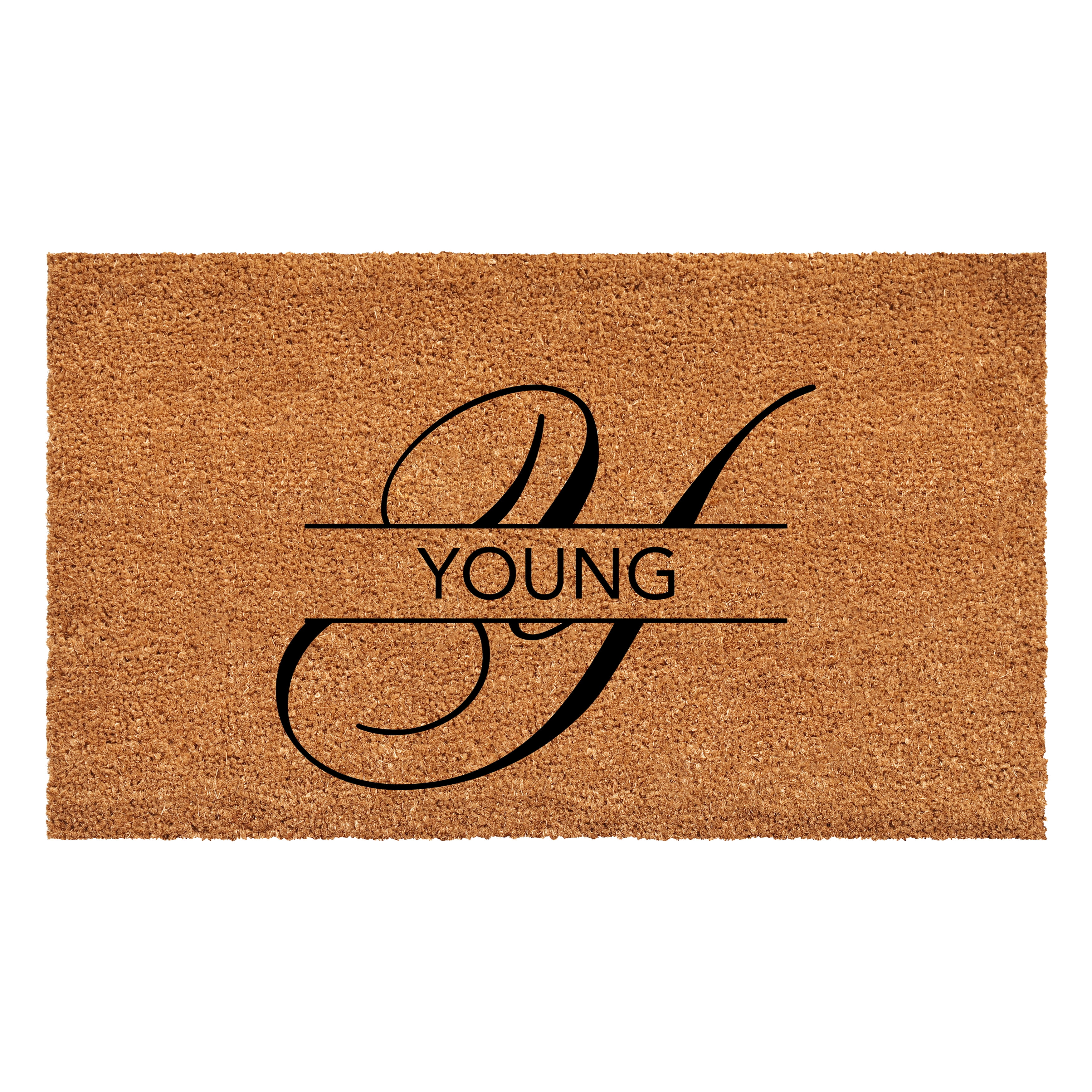 Calloway Mills 111072448 Young Personalized Doormat 24" x 48"