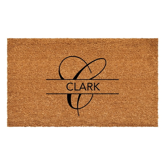 Calloway Mills 111091729 Clark Personalized Doormat 17" x 29"