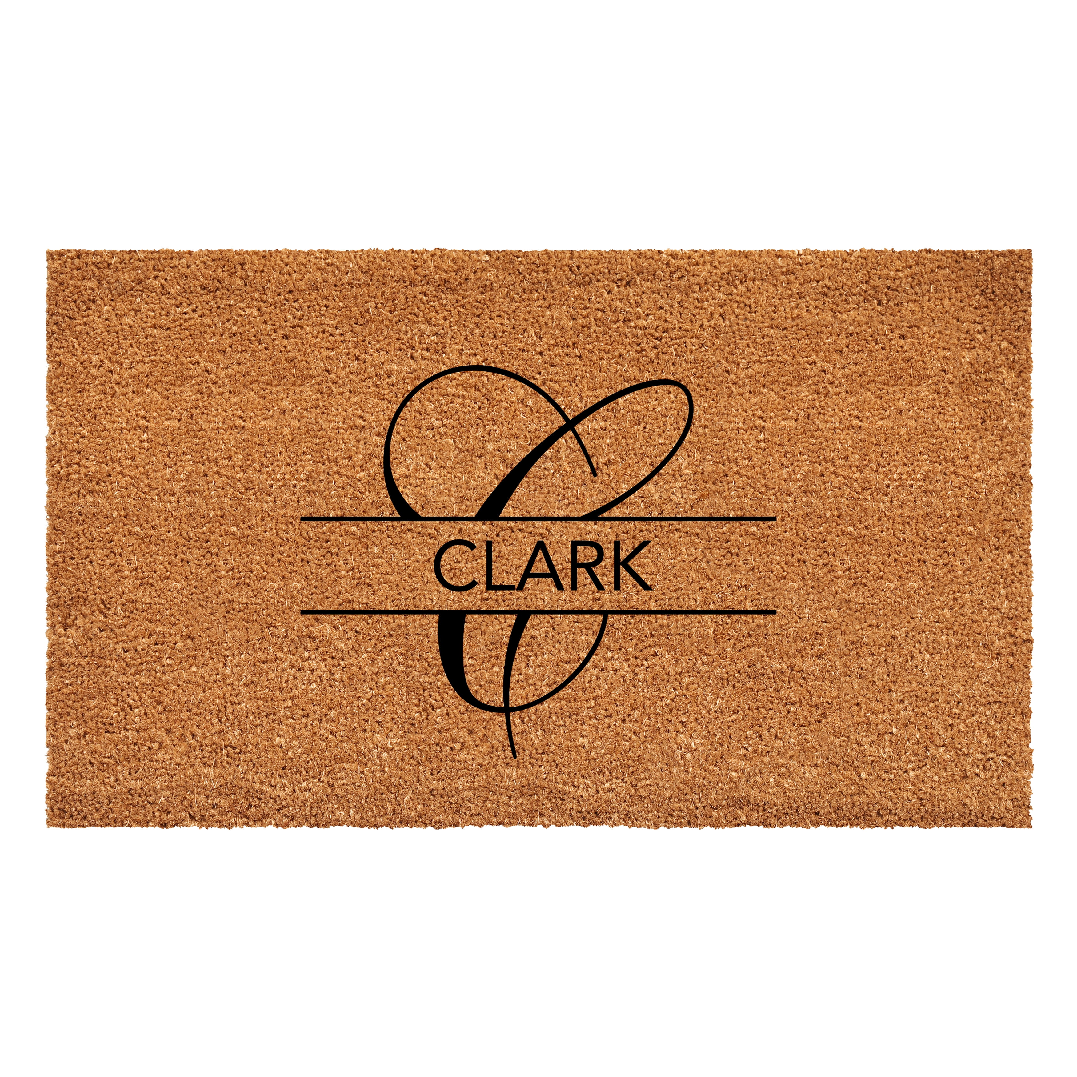 Calloway Mills 111092448 Clark Personalized Doormat 24" x 48"