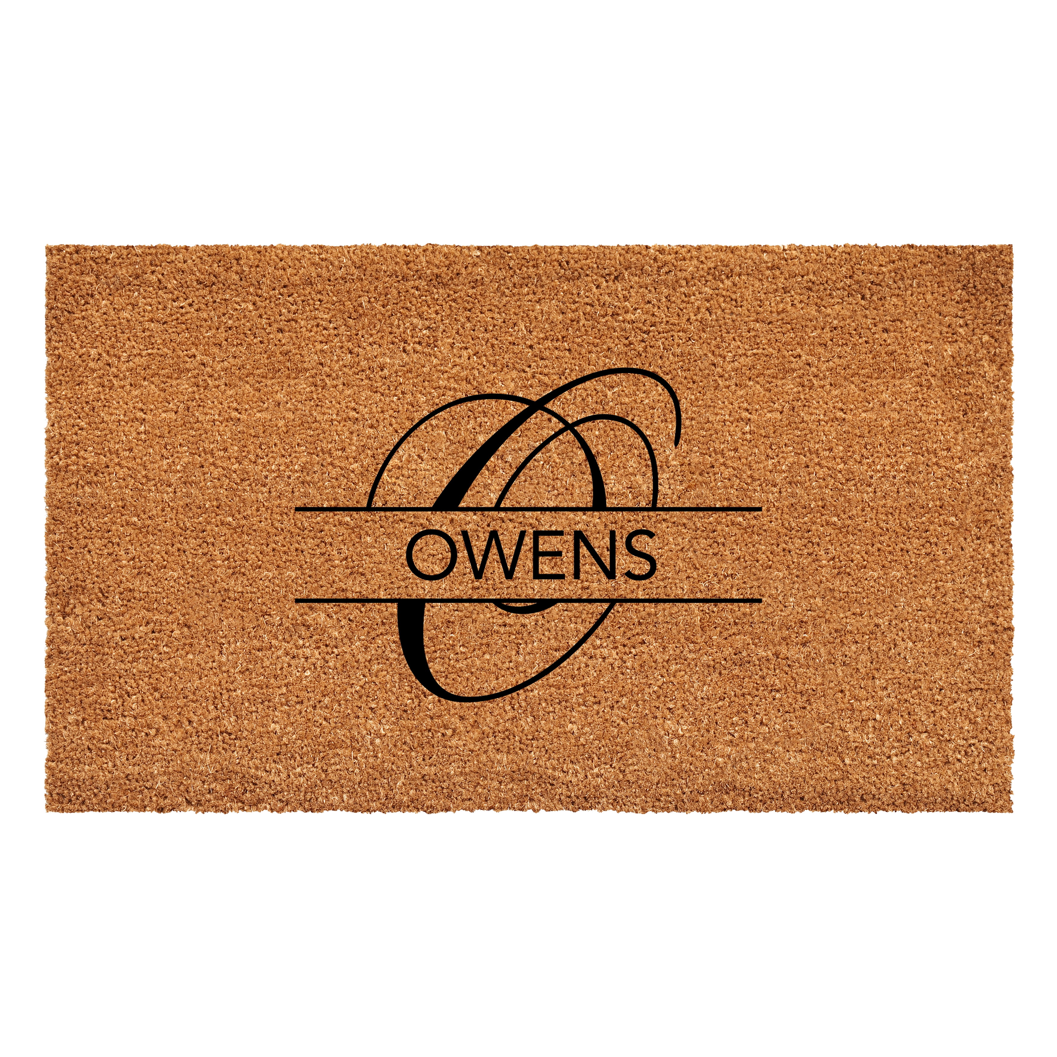 Calloway Mills 111111729 Owen Personalized Doormat 17" x 29"