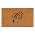 thumbnail image 1 of Calloway Mills 111112448 Owen Personalized Doormat 24" x 48", 1 of 6