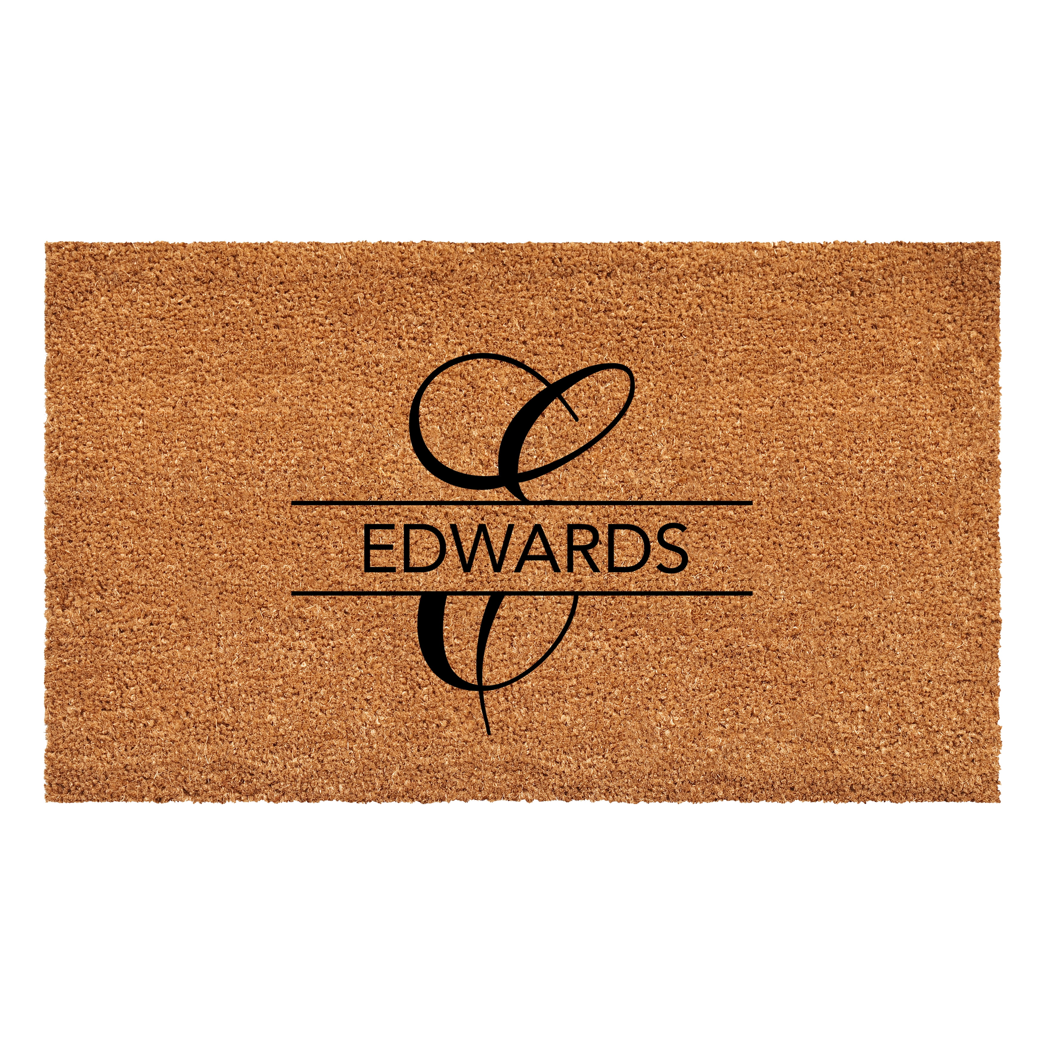 Calloway Mills 111122448 Edwards Personalized Doormat 24" x 48"