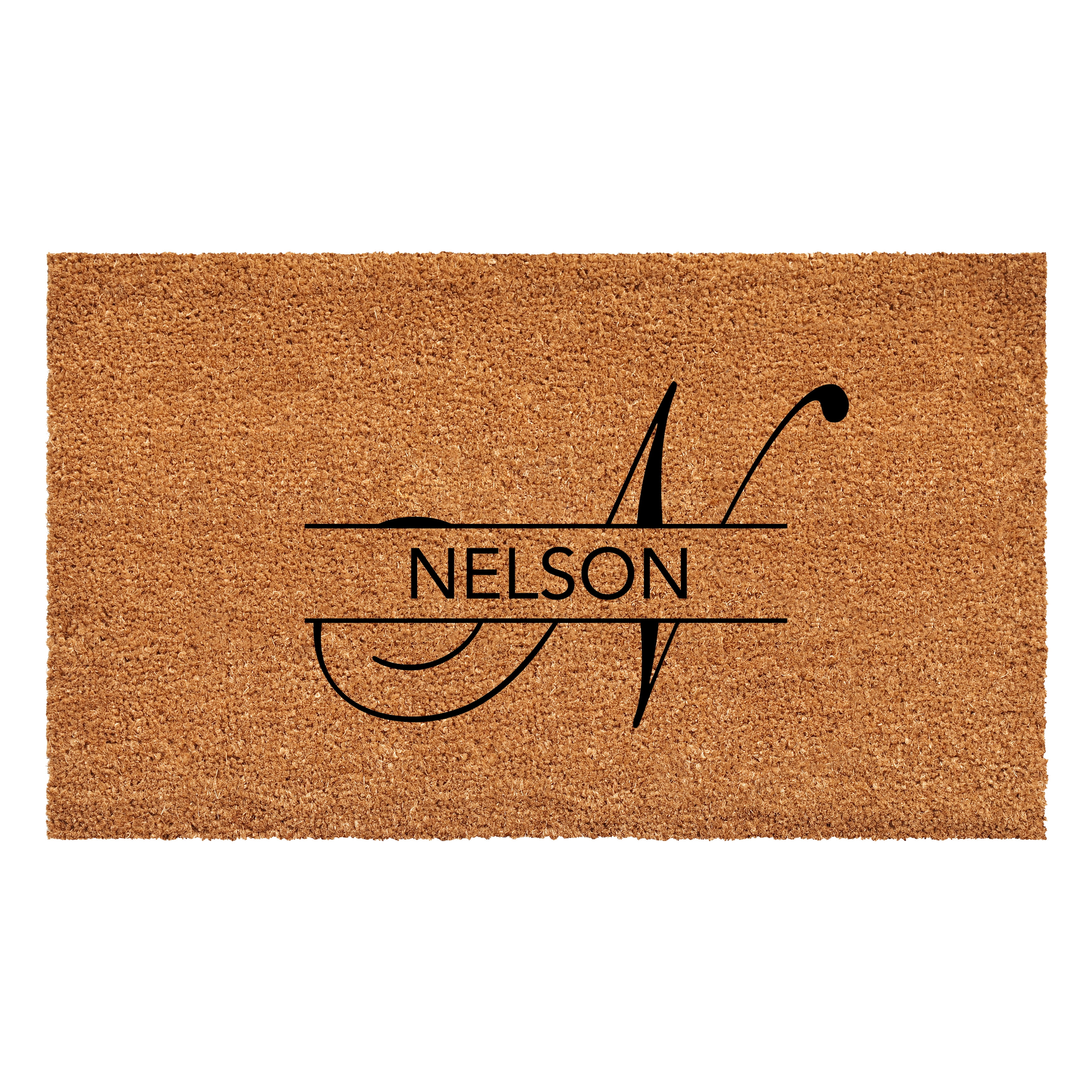 Calloway Mills 111141729 Nelson Personalized Doormat 17" x 29"