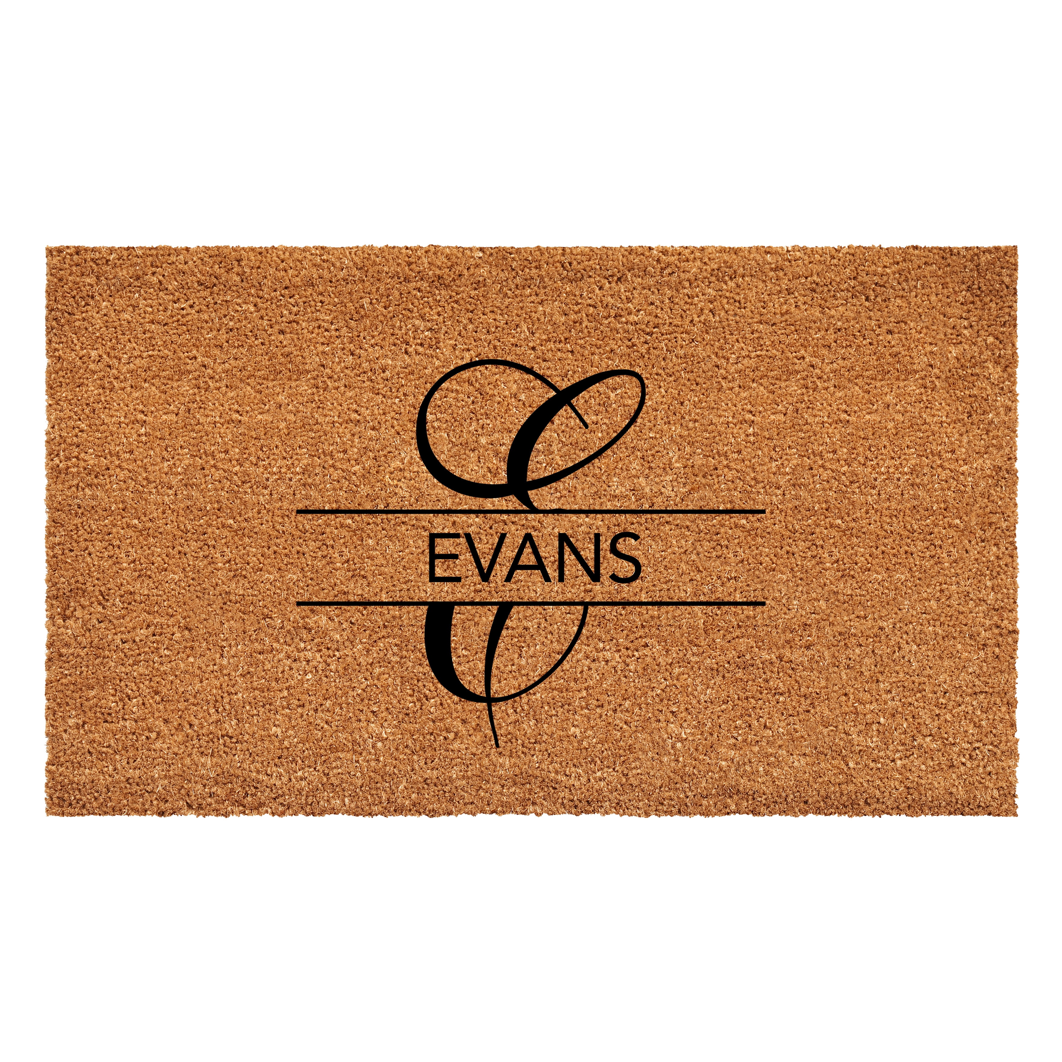 Calloway Mills 111162448 Evans Personalized Doormat 24" x 48"