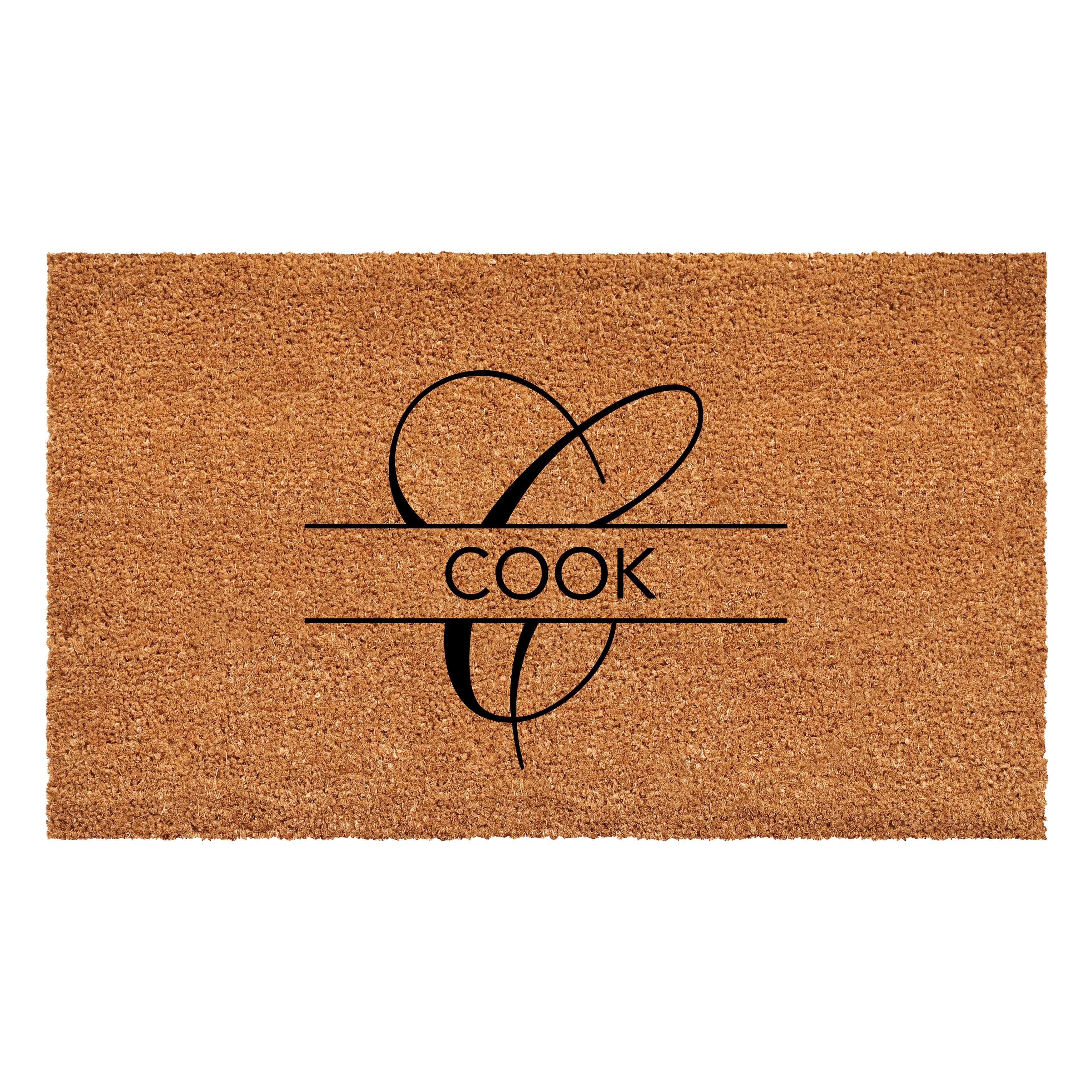 Calloway Mills 111173672 Cook Personalized Doormat 36" x 72"