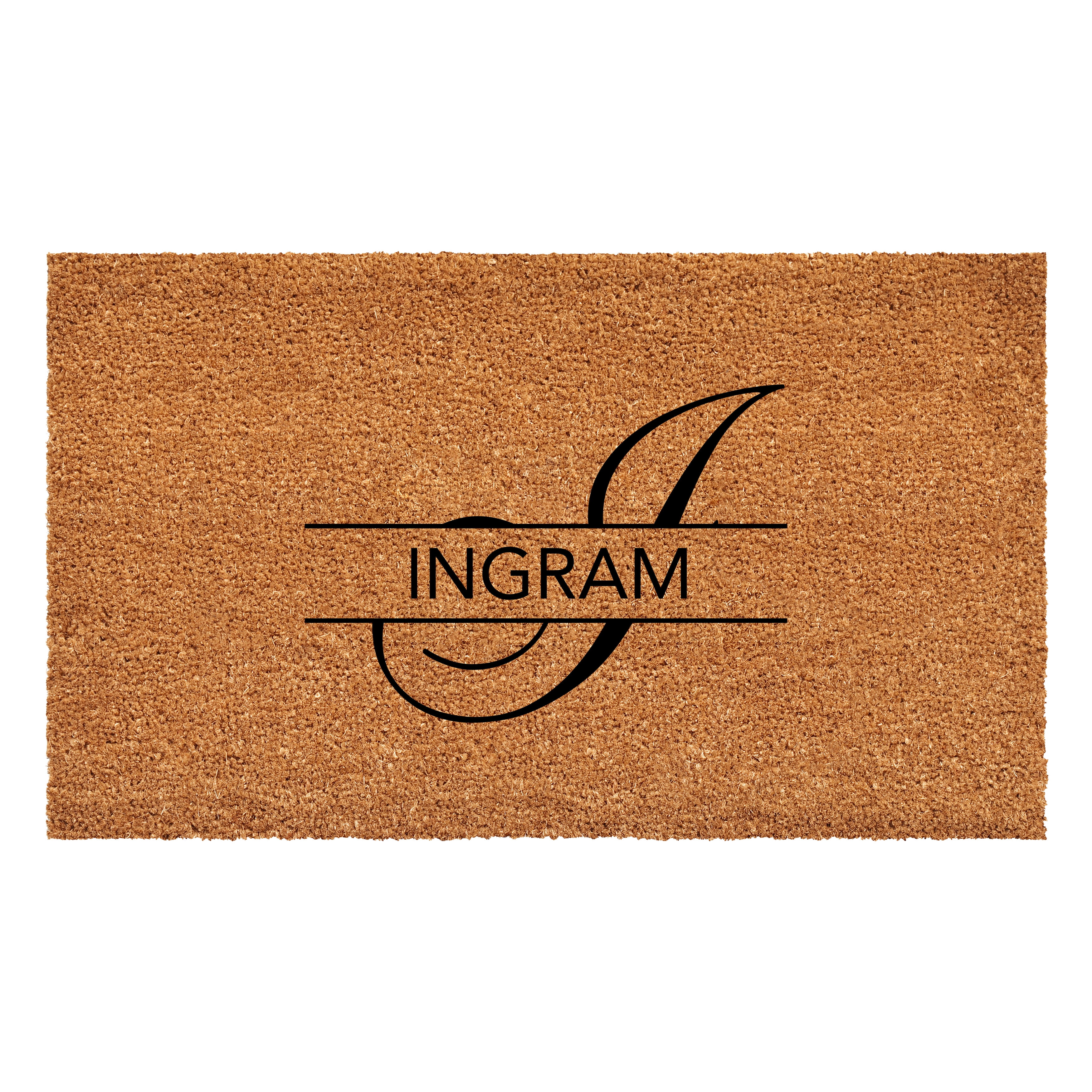 Calloway Mills 111183048 Ingram Personalized Doormat 30" x 48"