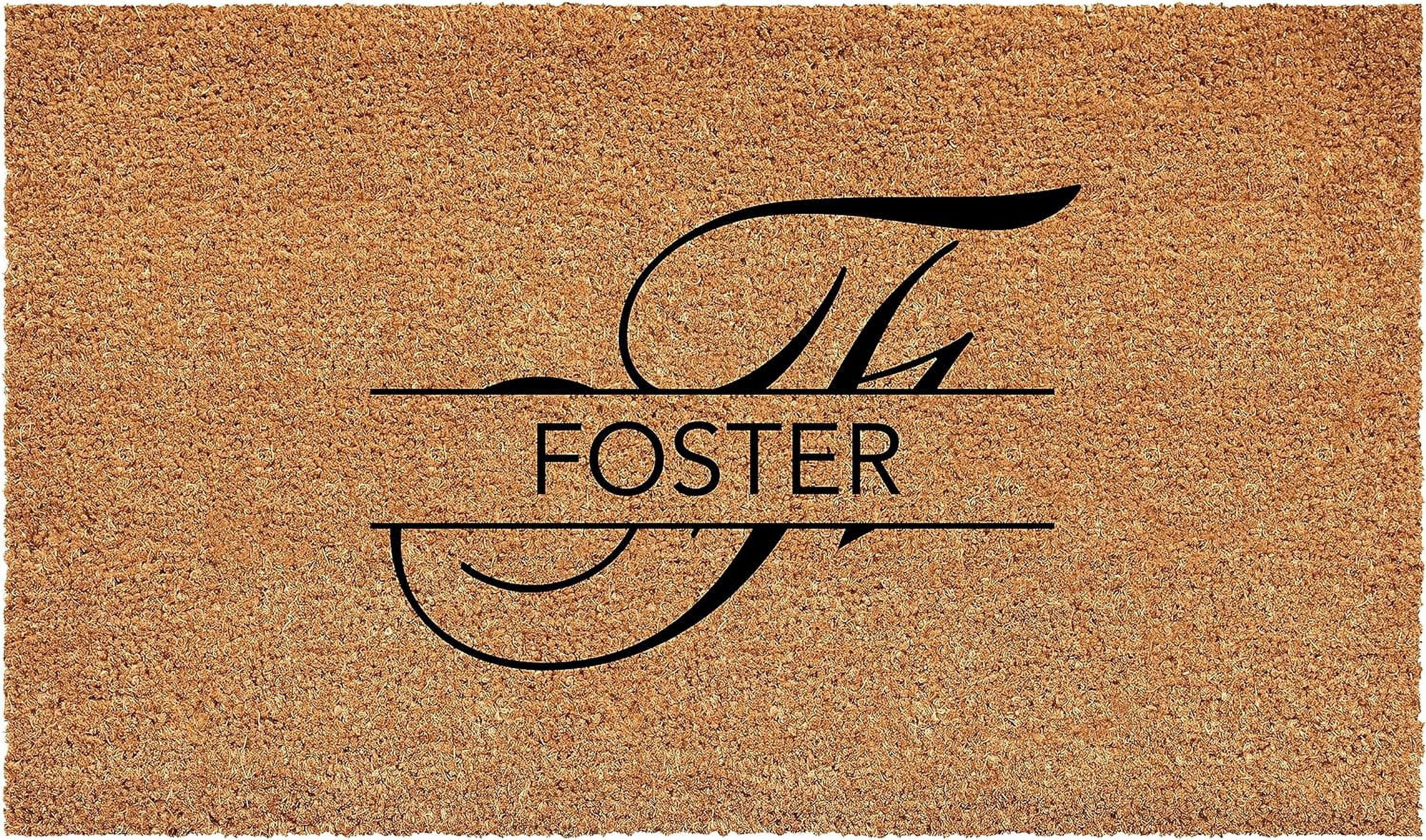 Calloway Mills 111192436 Foster Personalized Doormat 24" x 36"