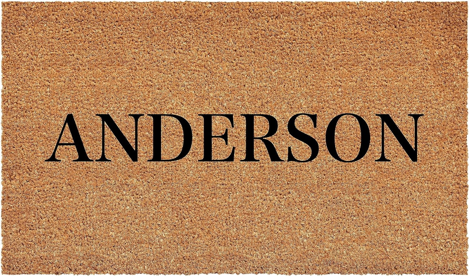 Calloway Mills 111203672 Bold Anderson Personalized Doormat 36" x 72"