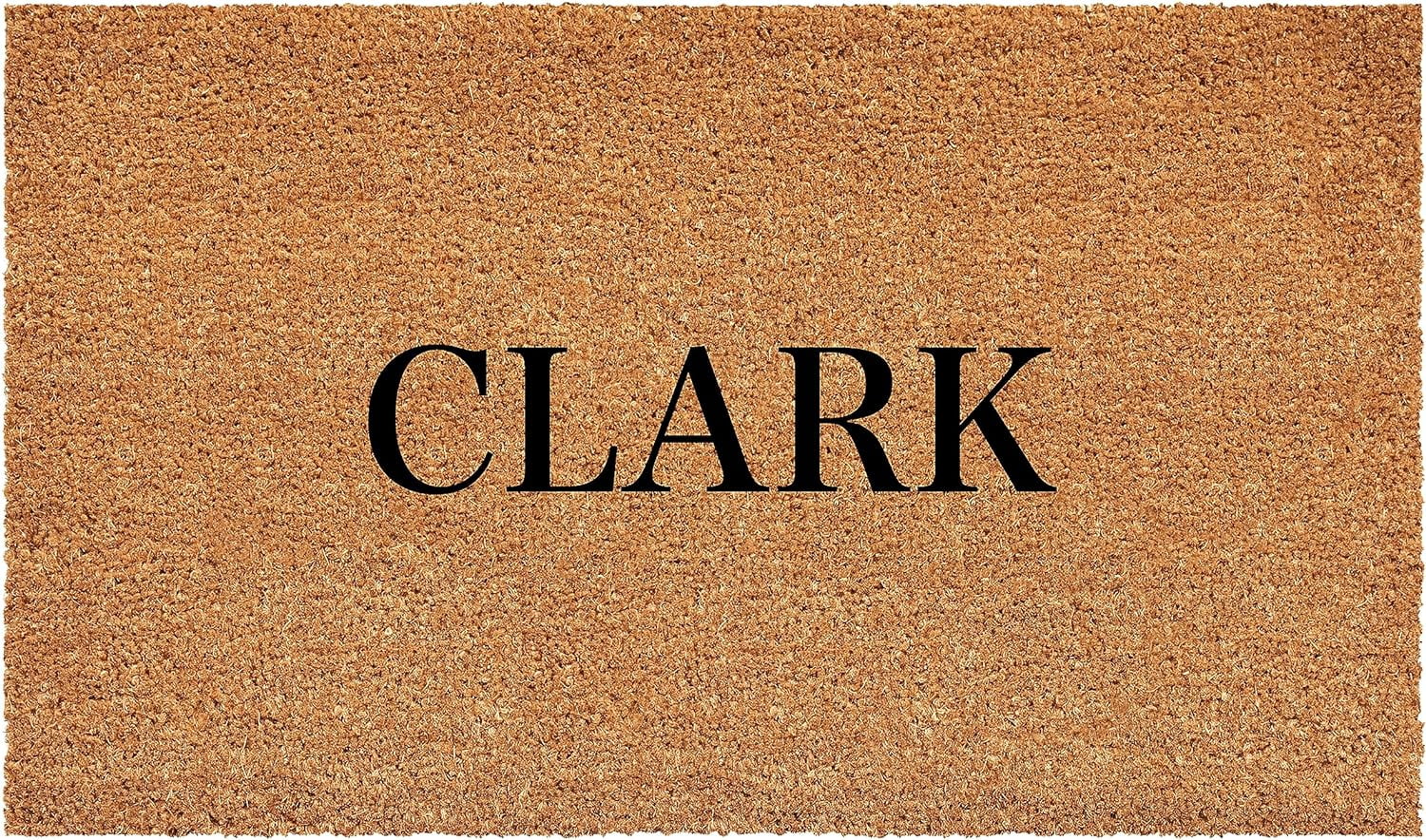 Calloway Mills 111223048 Bold Clark Personalized Doormat 30" x 48"
