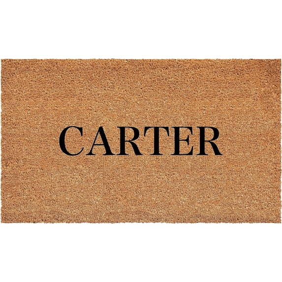 Calloway Mills 111243048 Bold Carter Personalized Doormat 30" x 48"