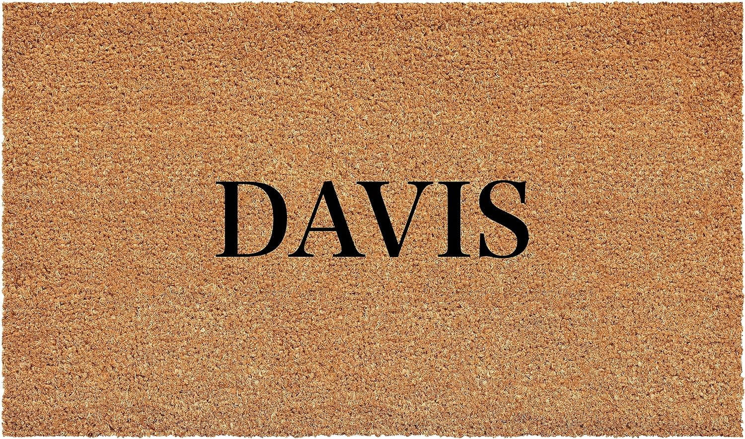 Calloway Mills 111253672 Bold Davis Personalized Doormat 36" x 72"