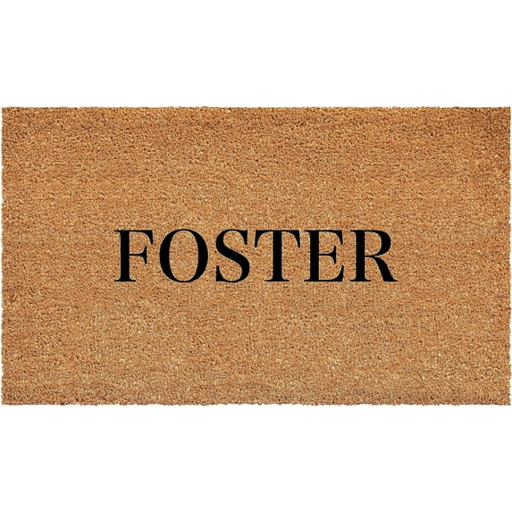 Calloway Mills 111282436 Bold Foster Personalized Doormat 24" x 36"
