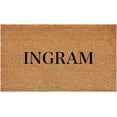 thumbnail image 1 of Calloway Mills 111331729 Bold Ingram Personalized Doormat 17" x 29", 1 of 4