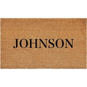 Calloway Mills 111351729 Bold Johnson Personalized Doormat 17" x 29"