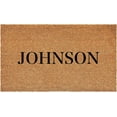 thumbnail image 1 of Calloway Mills 111352448 Bold Johnson Personalized Doormat 24" x 48", 1 of 4