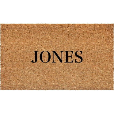Calloway Mills 111361729 Bold Jones Personalized Doormats 17" x 29"