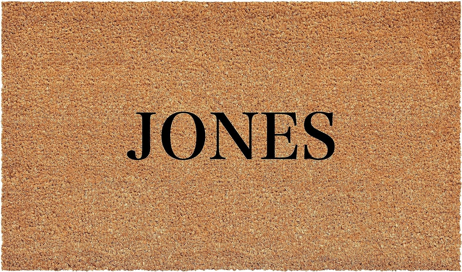 Calloway Mills 111362436 Bold Jones Personalized Doormats 24" x 36"