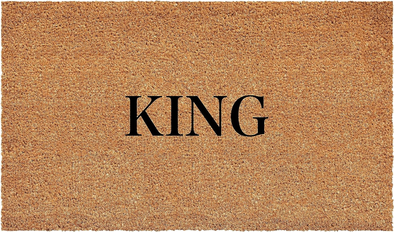 Calloway Mills 111382448 Bold King Personalized Doormats 24" x 48"